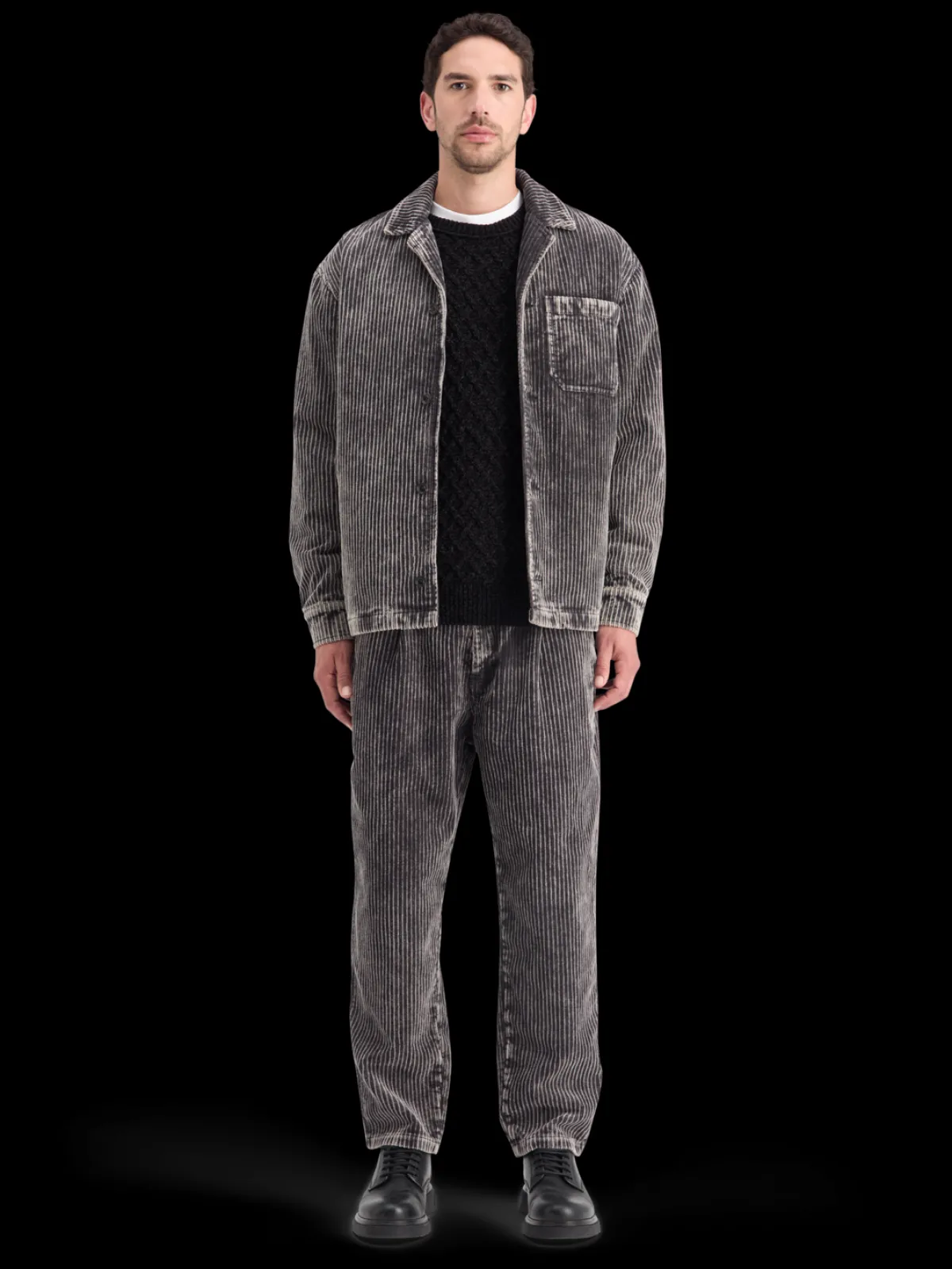 Outlet WASHED CORDUROY JACKET WITH DETACHABLE INNER GILET Jackets & Coats
