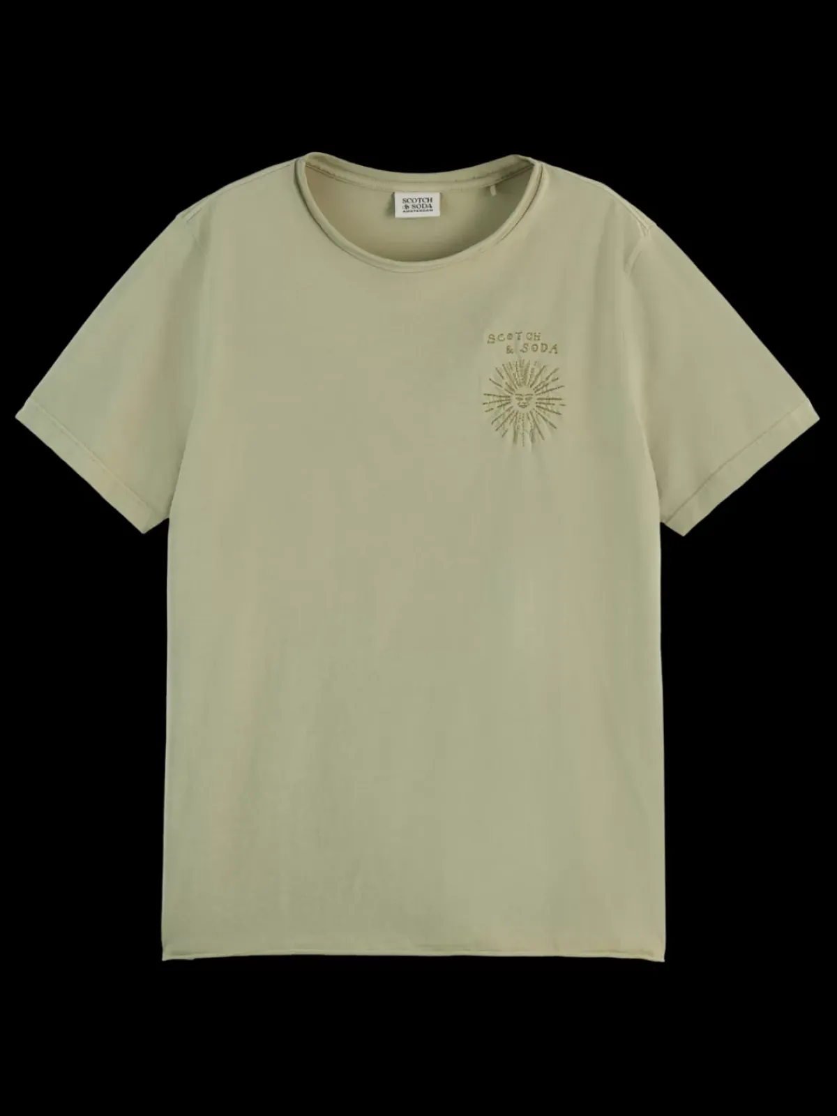 Clearance WASHED WITH CHEST ARTWORK RELAXED FIT T-SHIRT Women Tops & T-shirts