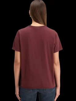 Clearance WASHED WITH CHEST ARTWORK RELAXED FIT T-SHIRT Women Tops & T-shirts