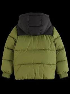 Discount WATER REPELLENT HOODED PUFFER JACKET Kids/BOY Jackets & Coats
