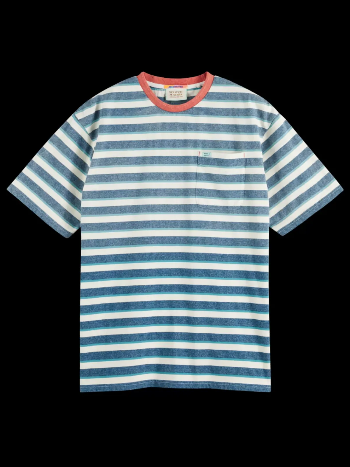 Best Yarn dye stripe pocket t-shirt T-shirts & Polo Shirts